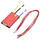 7S 24V 60A IP67 Waterproof Battery Charging Module PCB BMS Protection Board with Balance Function and 60A Separate Port for 7 Series Lithium LicoO2 Limn2O4 18650 Battery Ebike E-bicycle (Red)