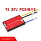 7S 24V Battery Charging Module PCB BMS Protection Board For 7 Series lithium LicoO2 Limn2O4 18650 battery - With Balance Function - COMMON PORT (25A)