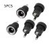DC Power Supply Jack Socket Female Connector - Round Panel Chasis Mount 12V 3A (2.1 x 5.5mm)