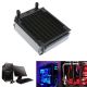80mm Radiator Water Cooler Tubes Heat Exchanger Aluminum Water Cooling CPU Heat Sink