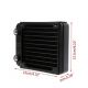 120mm Radiator Water Cooler Tubes Heat Exchanger Aluminum Water Cooling CPU Heat Sink