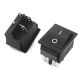 Square Illuminated Red Button - KCD4 DPST ON-Off 16A 250V AC / 20A 125V AC 4 Pin - Light Rocker Power Switch - for Car Auto Boat Truck (GREEN)